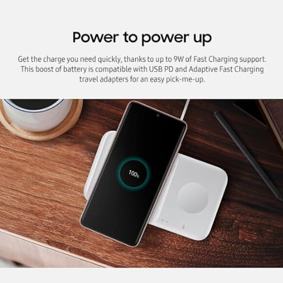 SAMSUNG WIRELESS CHARGER DUO PAD FAST CHARGING - Picture 7 of 9